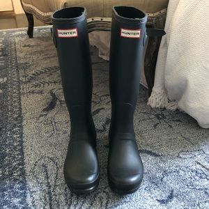 Hunter Black Rain Boots